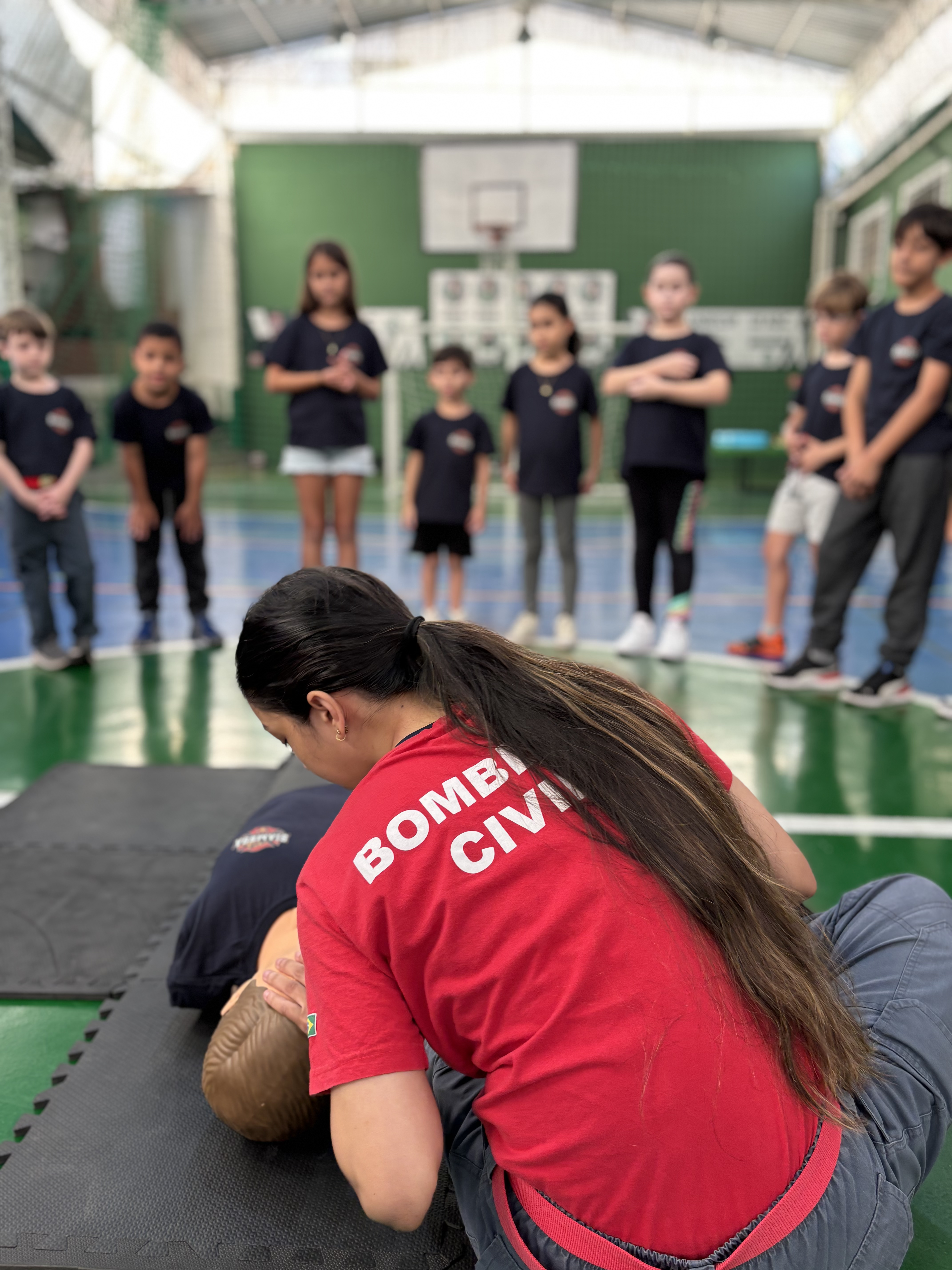 Treino prático em quadra
